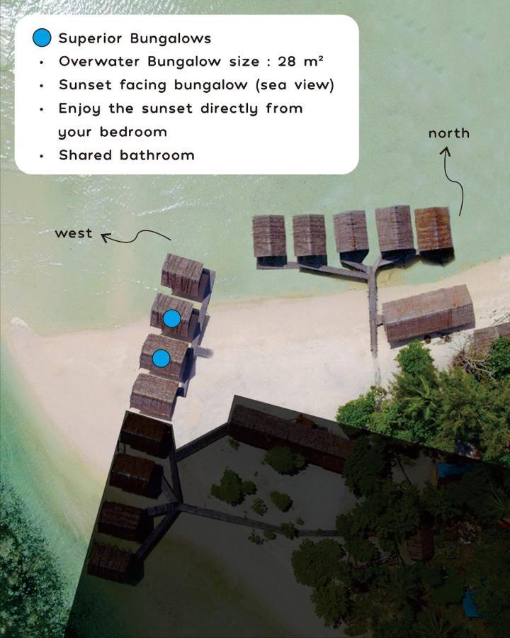 Kri Raja Ampat Bungalows Eksteriør bilde